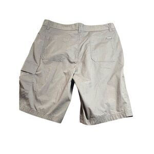 prAna Mens Gray Standard Fit Cargo Shorts Size 35/10